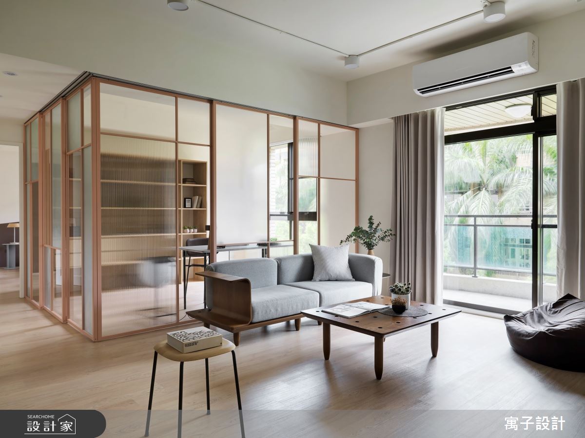 25坪老屋(16~30年)＿北歐風客廳案例圖片＿寓子設計＿寓子_mumu之5