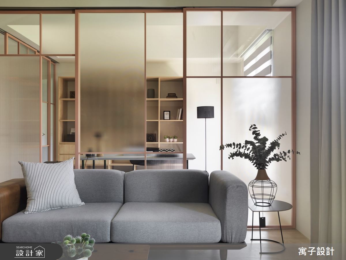 25坪老屋(16~30年)＿北歐風客廳案例圖片＿寓子設計＿寓子_mumu之6