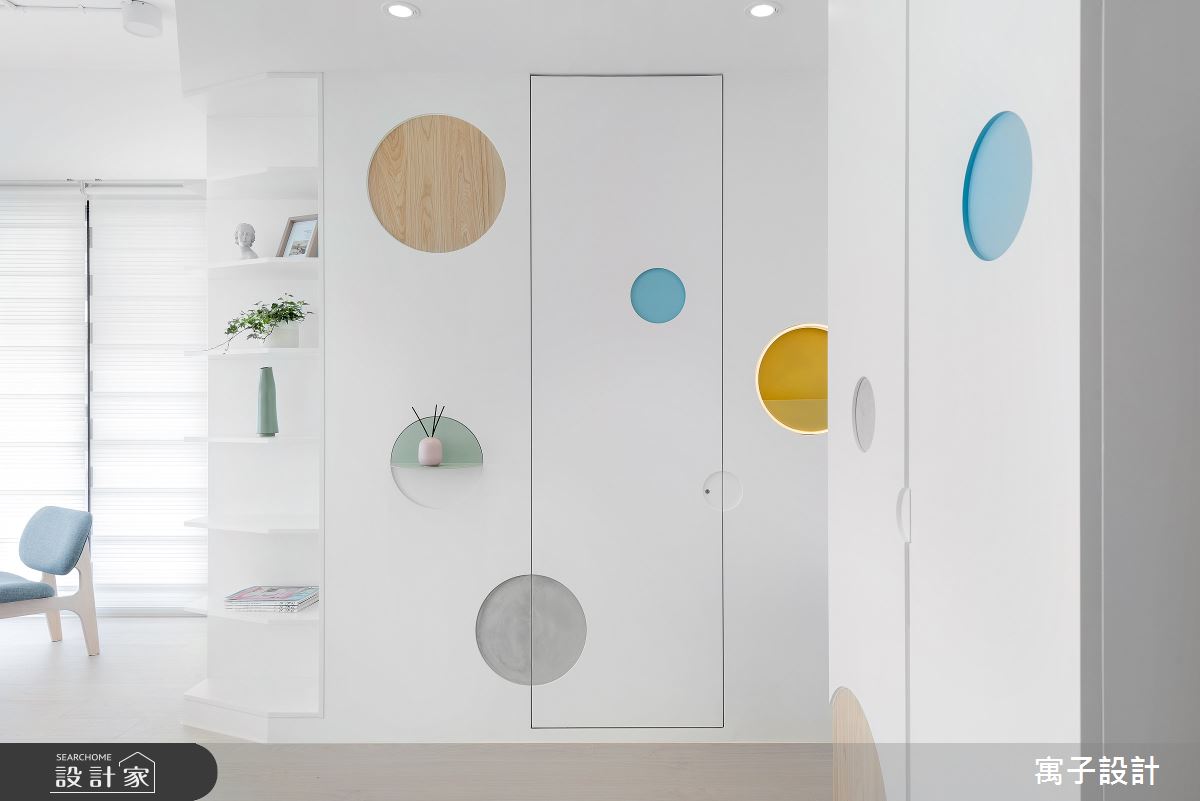 20坪新成屋(5年以下)＿北歐風案例圖片＿寓子設計＿寓子_泡泡糖之12