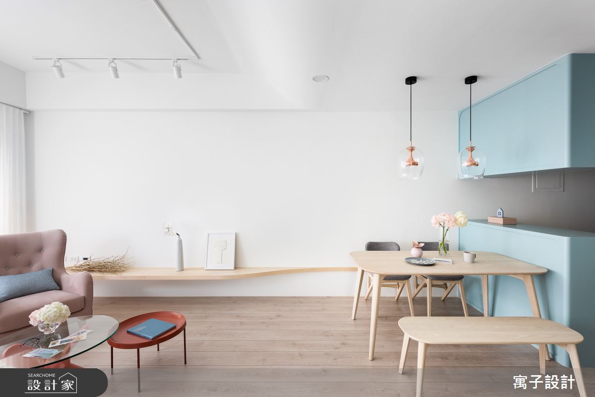25坪老屋(16~30年)＿北歐風餐廳案例圖片＿寓子設計＿寓子_冰淇淋之6