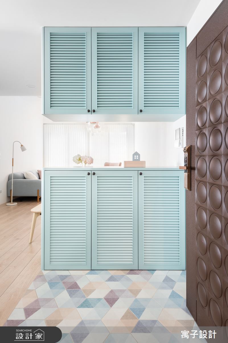 25坪老屋(16~30年)＿北歐風玄關案例圖片＿寓子設計＿寓子_冰淇淋之1