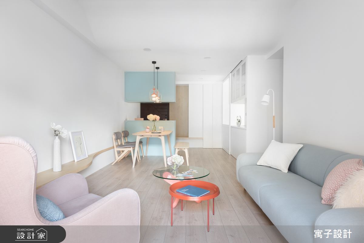 25坪老屋(16~30年)＿北歐風餐廳案例圖片＿寓子設計＿寓子_冰淇淋之4