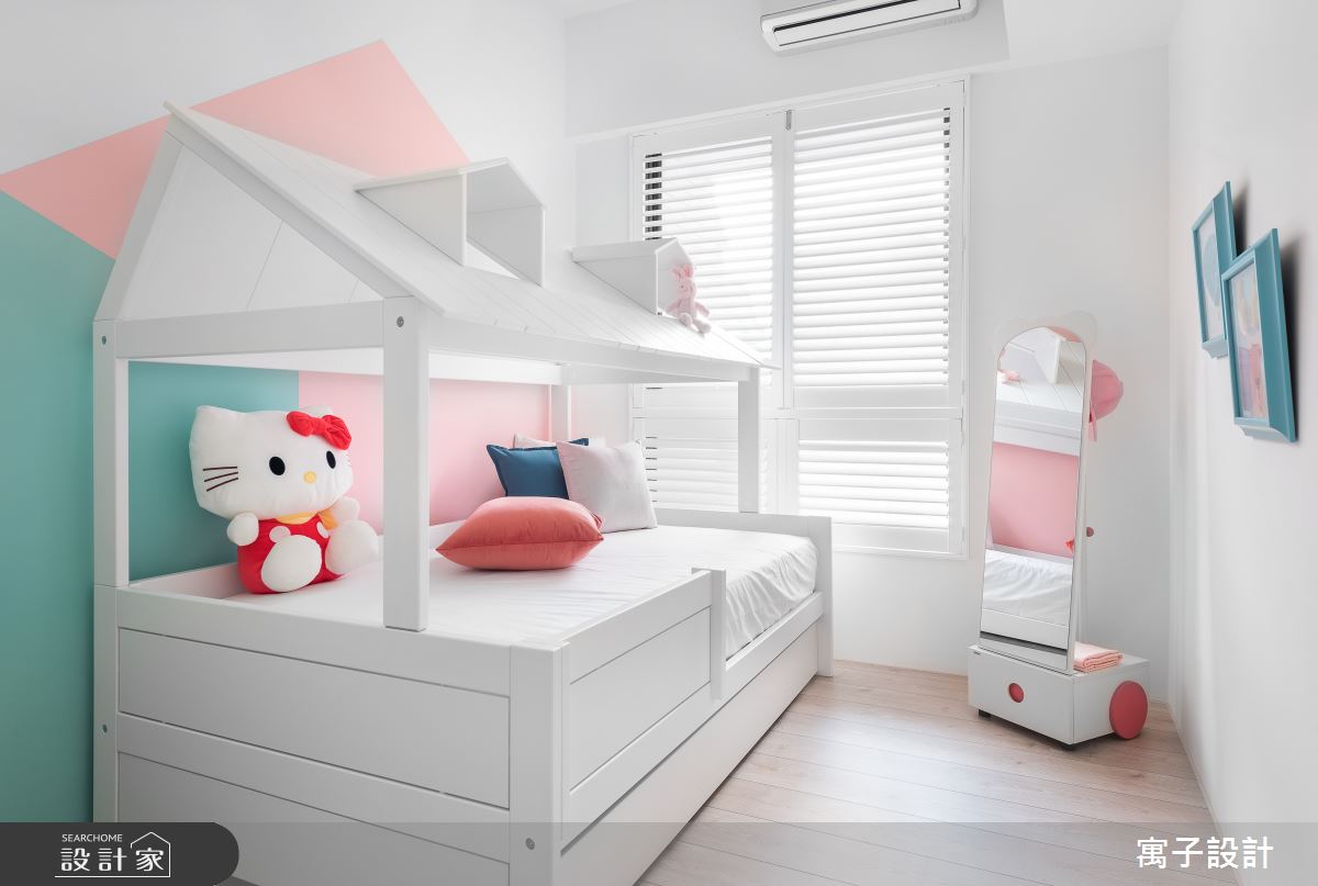 25坪老屋(16~30年)＿北歐風兒童房兒童房案例圖片＿寓子設計＿寓子_冰淇淋之12
