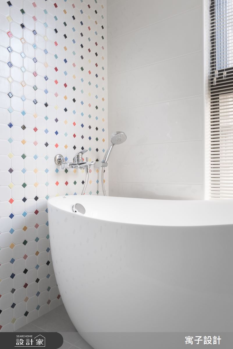 25坪老屋(16~30年)＿北歐風浴室案例圖片＿寓子設計＿寓子_冰淇淋之16