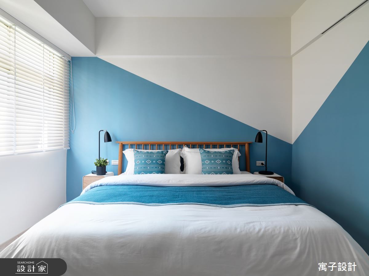 30坪新成屋(5年以下)＿北歐風臥室案例圖片＿寓子設計＿寓子_旅行之13