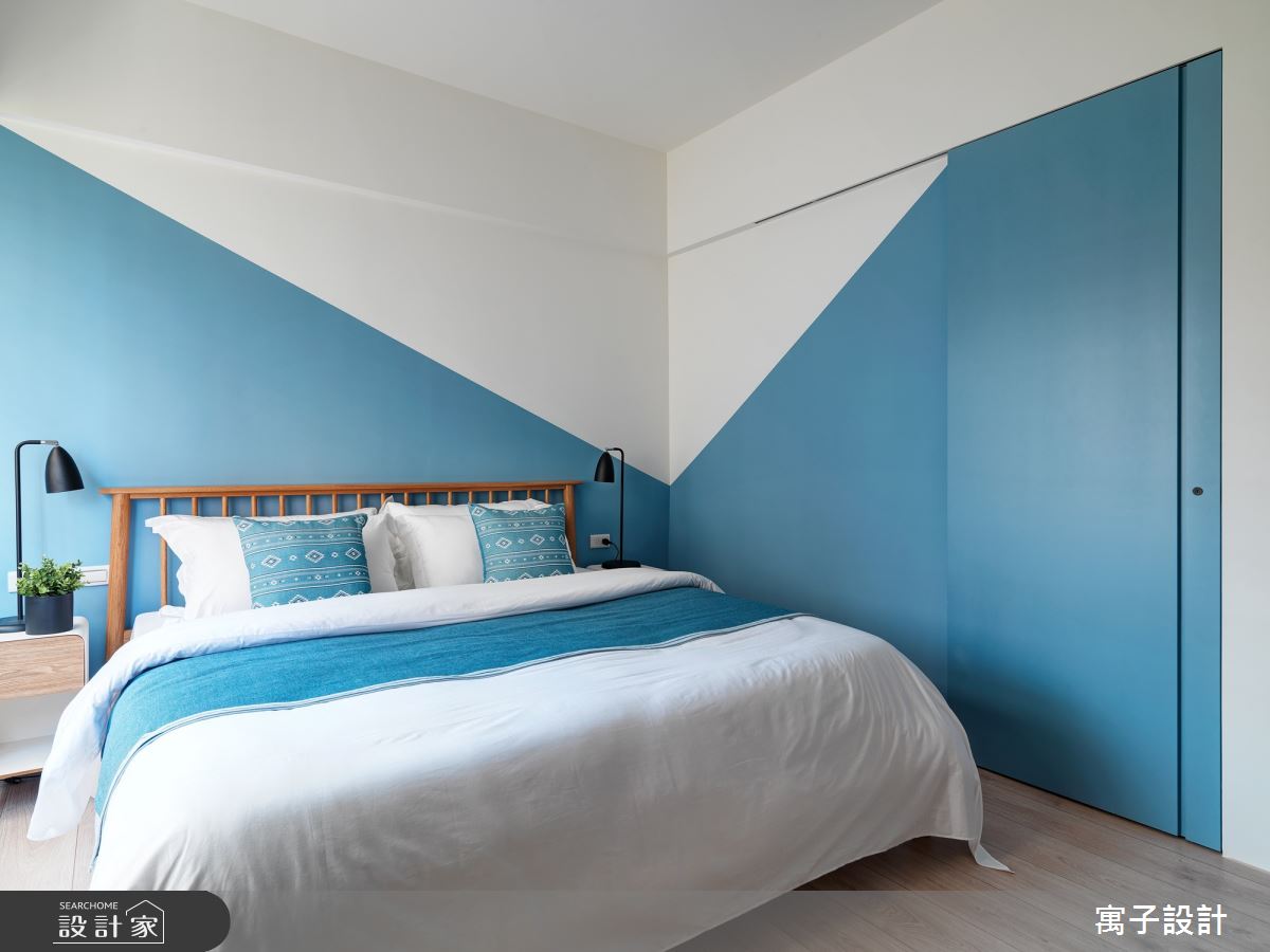 30坪新成屋(5年以下)＿北歐風臥室案例圖片＿寓子設計＿寓子_旅行之14