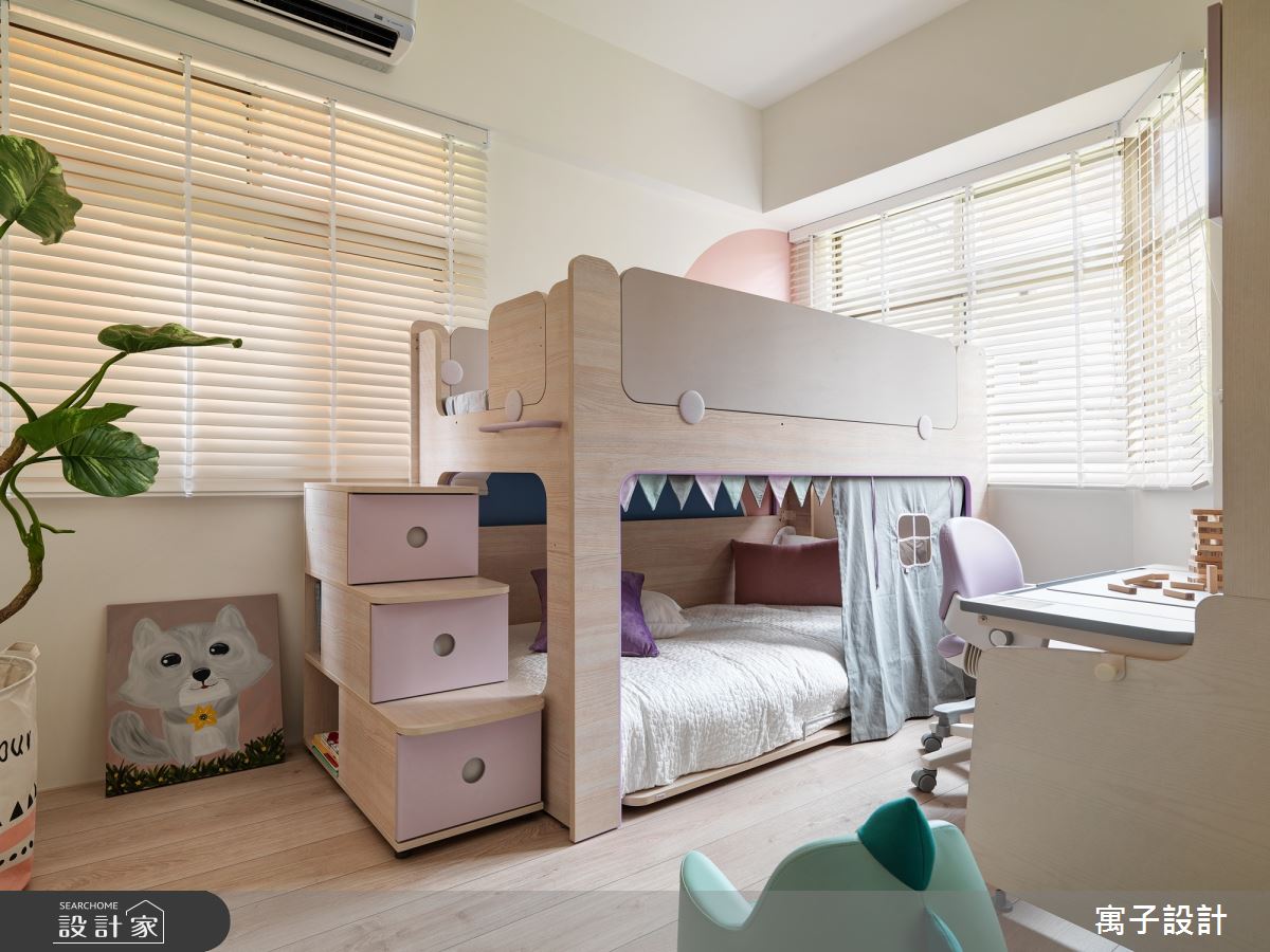 30坪新成屋(5年以下)＿北歐風臥室案例圖片＿寓子設計＿寓子_旅行之15