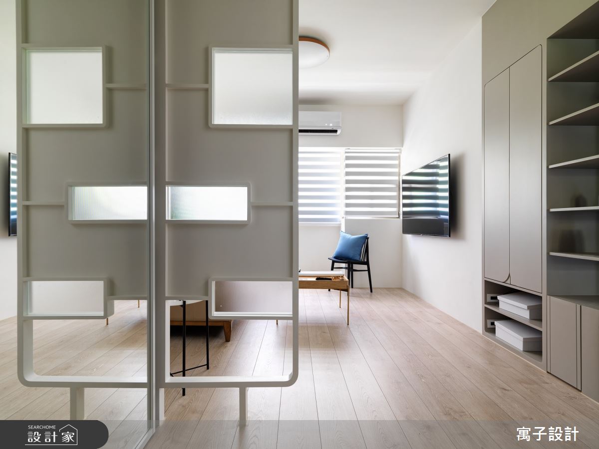 30坪新成屋(5年以下)＿北歐風玄關客廳案例圖片＿寓子設計＿寓子_旅行之1