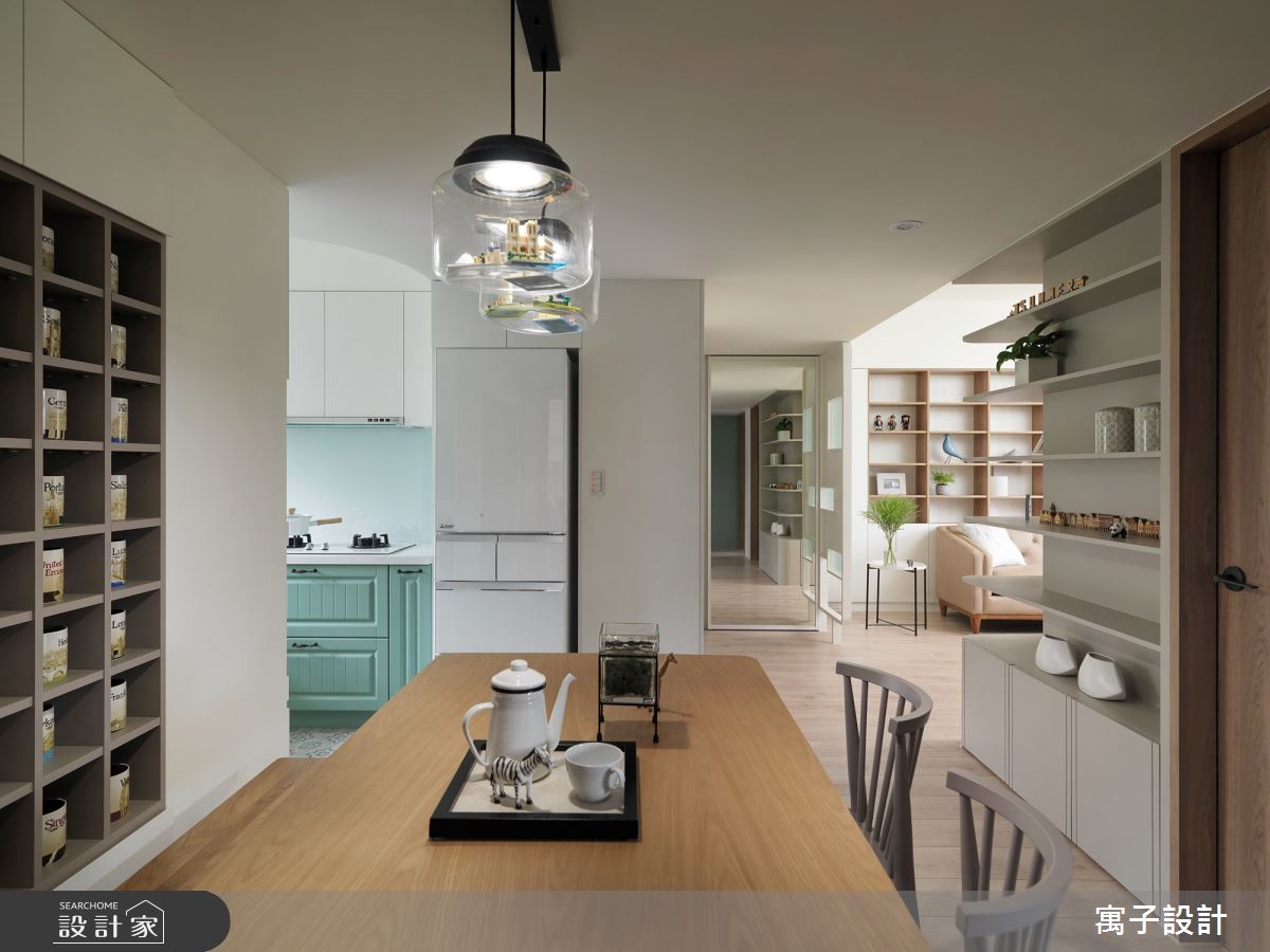 30坪新成屋(5年以下)＿北歐風餐廳案例圖片＿寓子設計＿寓子_旅行之8
