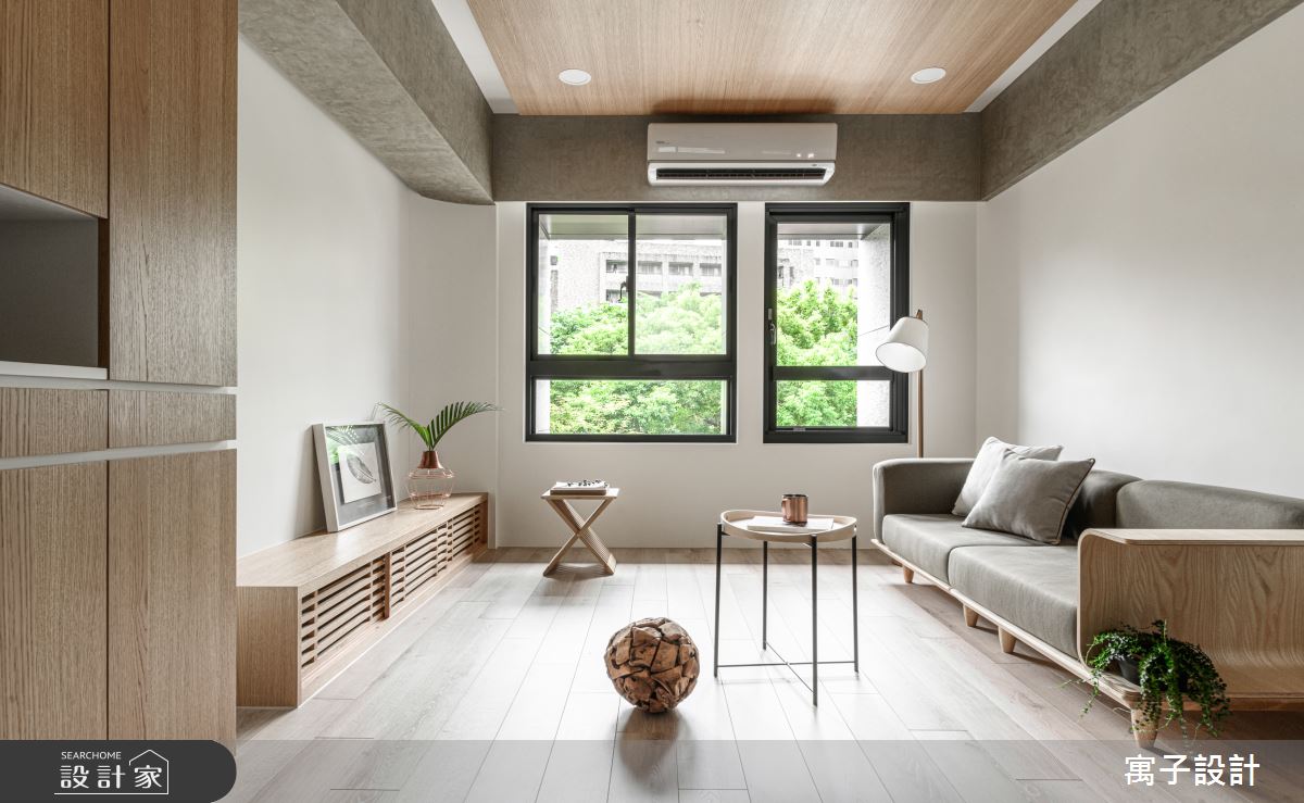30坪新成屋(5年以下)＿休閒多元客廳案例圖片＿寓子設計＿寓子_木果果之1