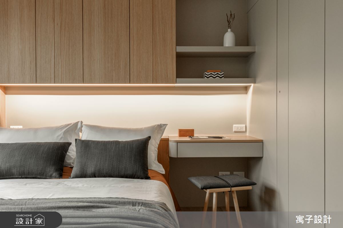 30坪新成屋(5年以下)＿休閒多元臥室案例圖片＿寓子設計＿寓子_木果果之14