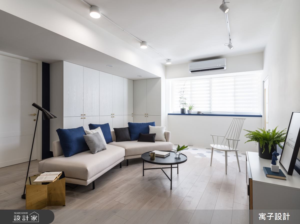 35坪老屋(16~30年)＿北歐風客廳案例圖片＿寓子設計＿寓子_chouchou之1