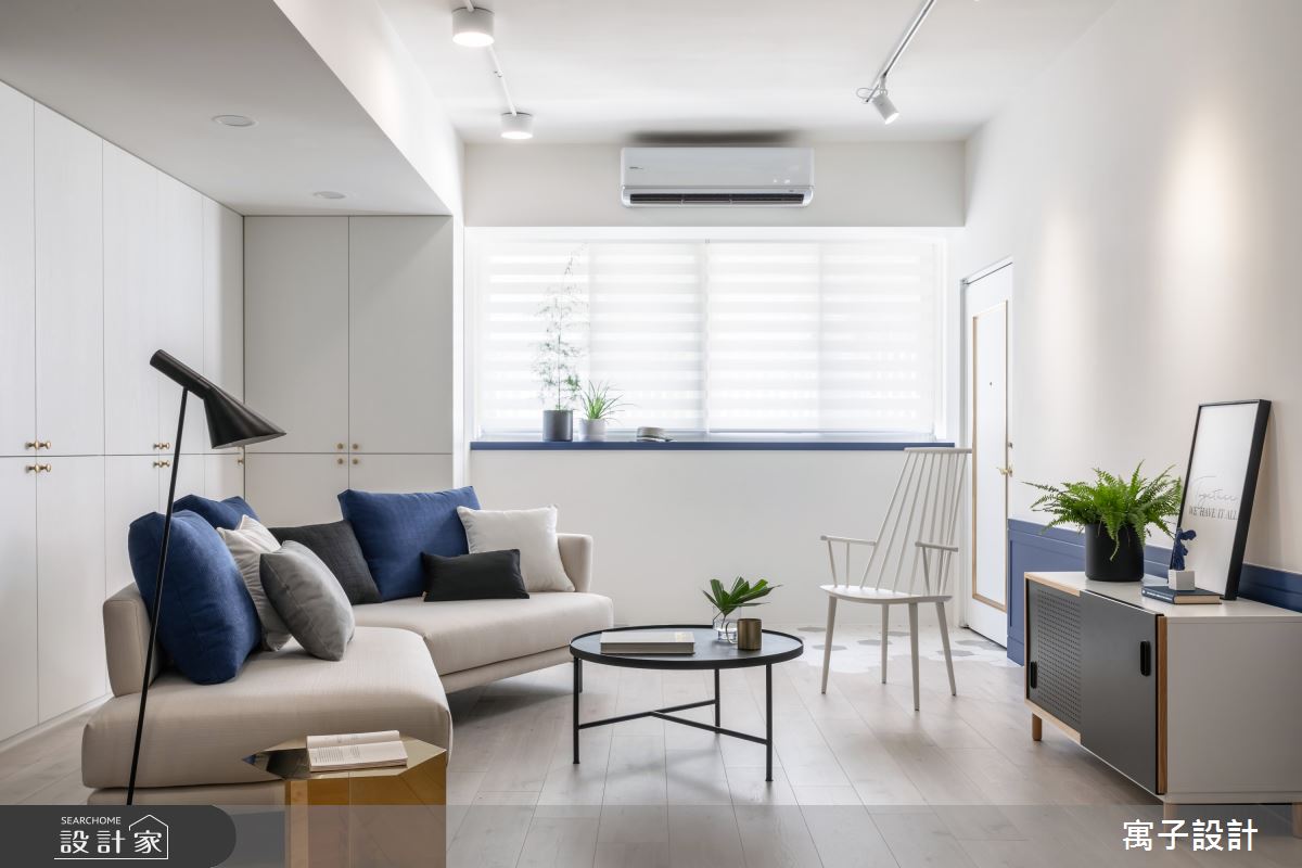35坪老屋(16~30年)＿北歐風客廳案例圖片＿寓子設計＿寓子_chouchou之2