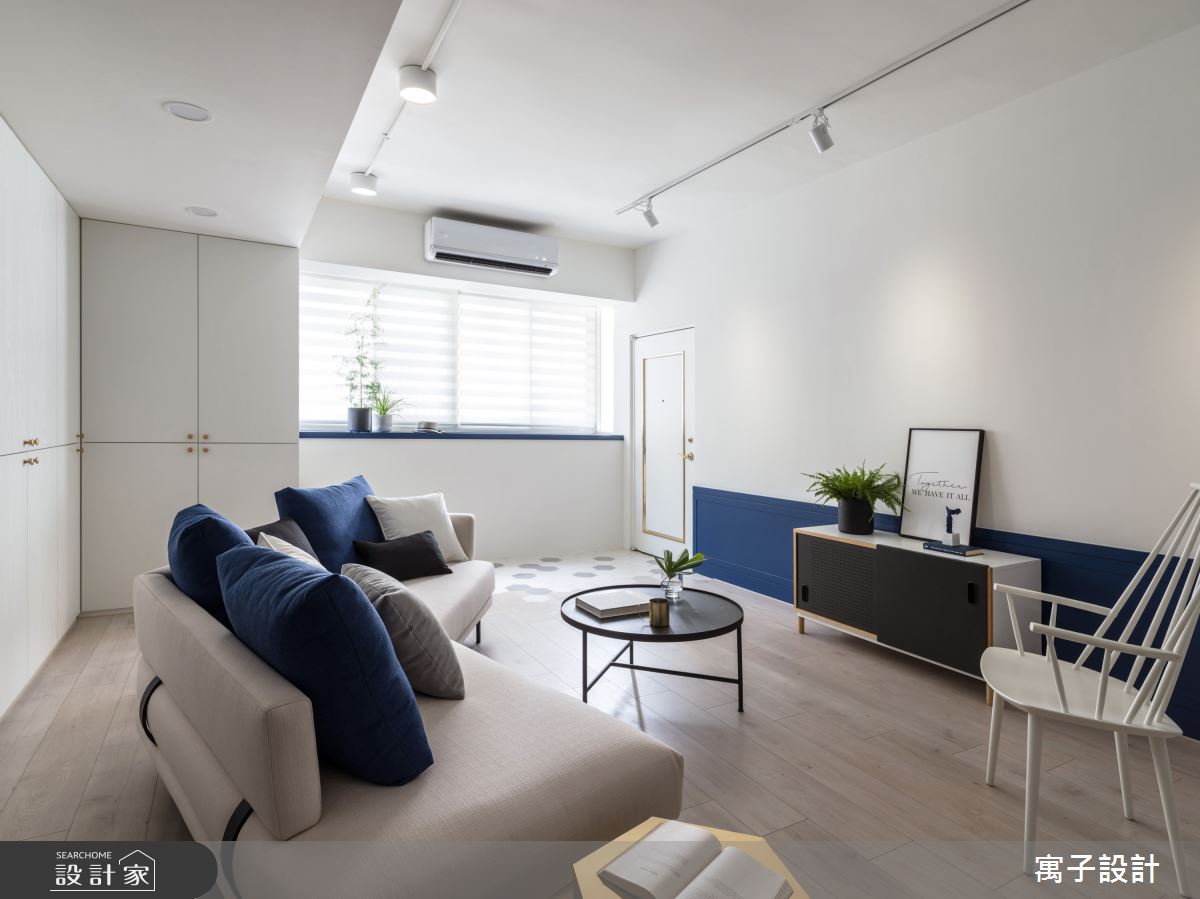 35坪老屋(16~30年)＿北歐風客廳案例圖片＿寓子設計＿寓子_chouchou之3