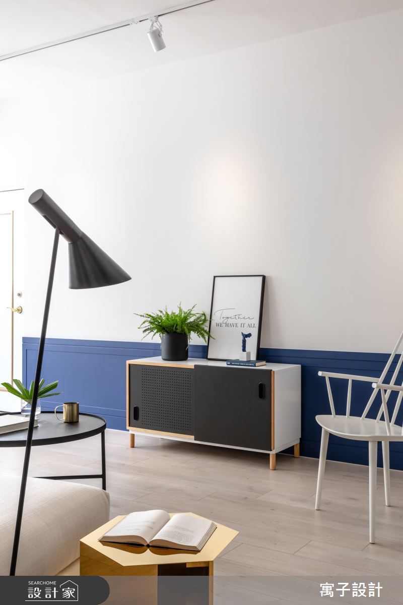 35坪老屋(16~30年)＿北歐風客廳案例圖片＿寓子設計＿寓子_chouchou之4