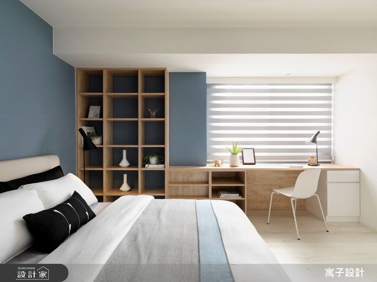 38坪老屋(16~30年)＿休閒多元臥室案例圖片＿寓子設計＿寓子_月之8