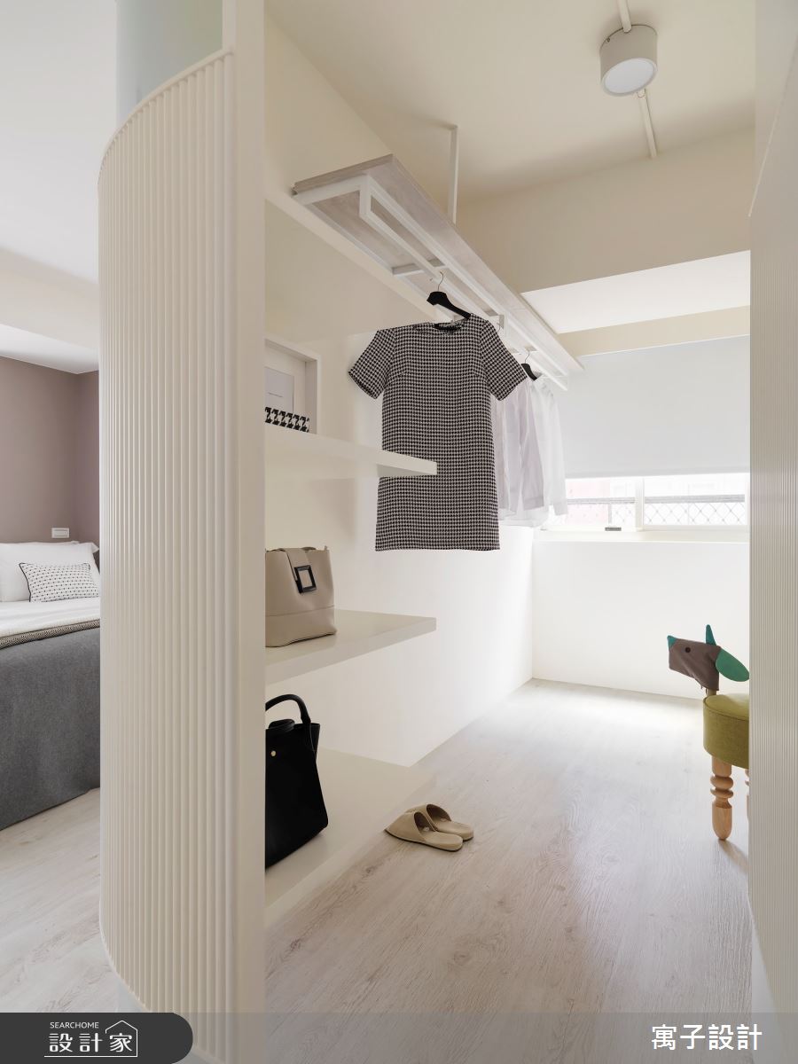 38坪老屋(16~30年)＿休閒多元更衣間案例圖片＿寓子設計＿寓子_月之13