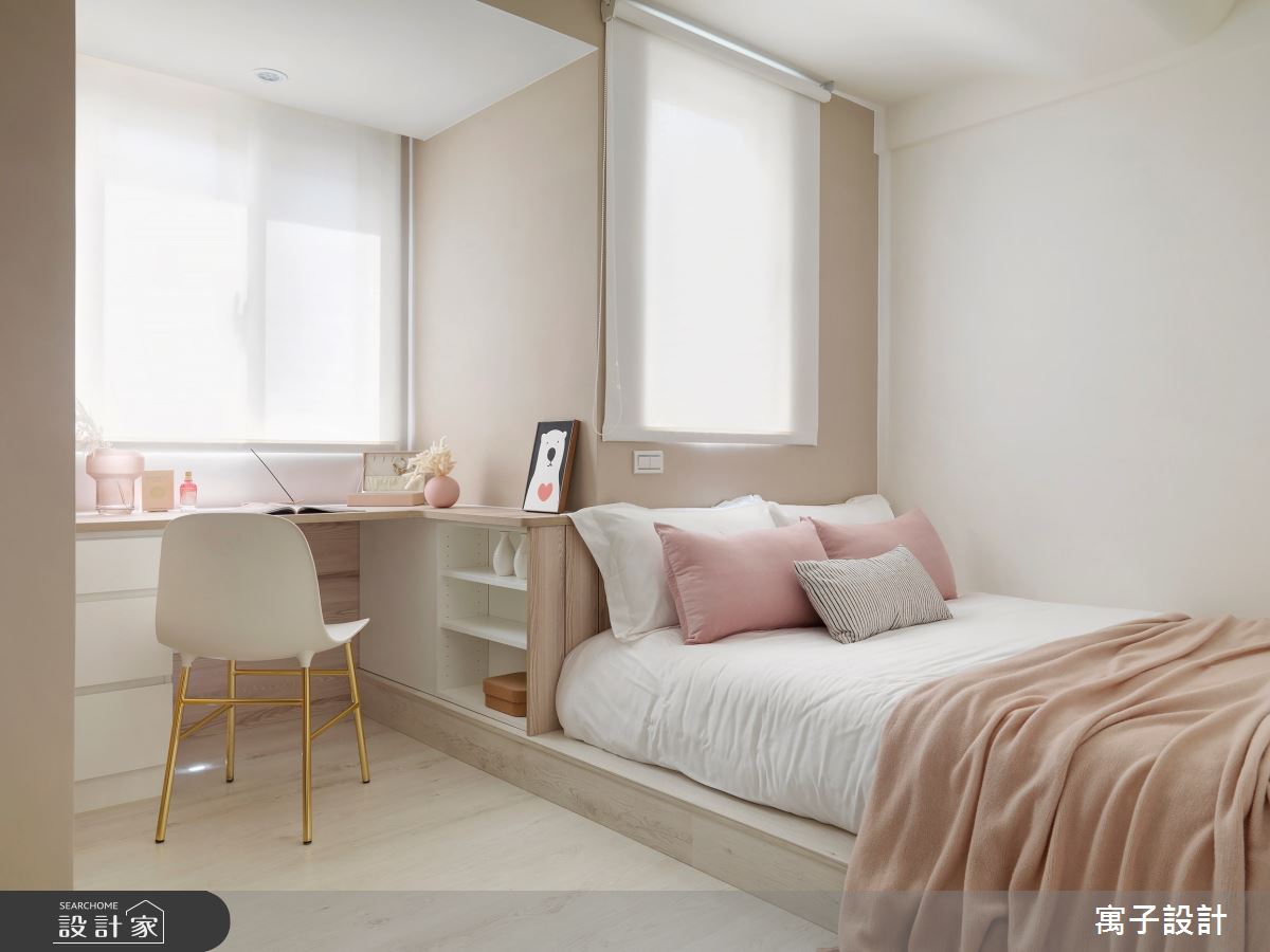 38坪老屋(16~30年)＿休閒多元臥室案例圖片＿寓子設計＿寓子_月之14