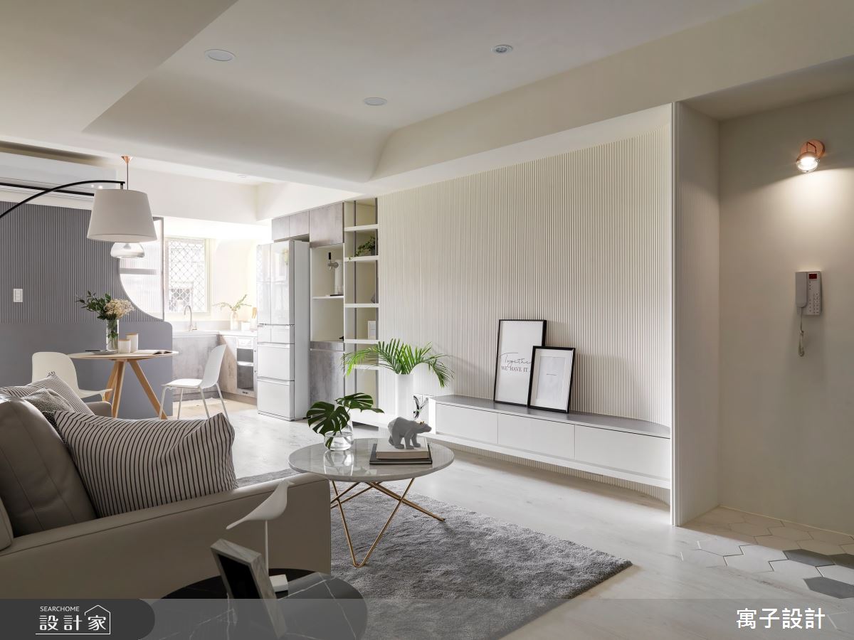 38坪老屋(16~30年)＿休閒多元客廳案例圖片＿寓子設計＿寓子_月之3