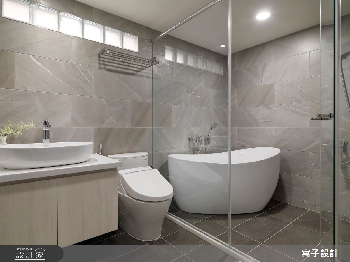 38坪老屋(16~30年)＿休閒多元浴室案例圖片＿寓子設計＿寓子_月之15