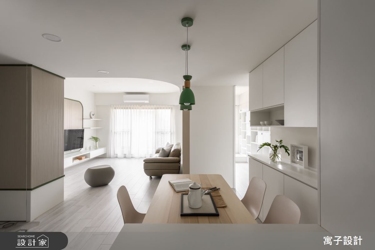 35坪新成屋(5年以下)＿北歐風餐廳案例圖片＿寓子設計＿寓子_草原拿鐵之8