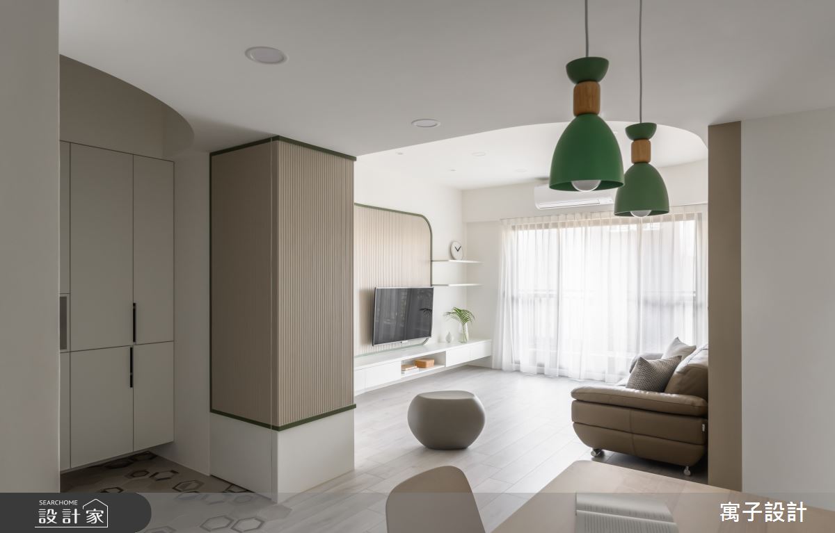 35坪新成屋(5年以下)＿北歐風餐廳案例圖片＿寓子設計＿寓子_草原拿鐵之7