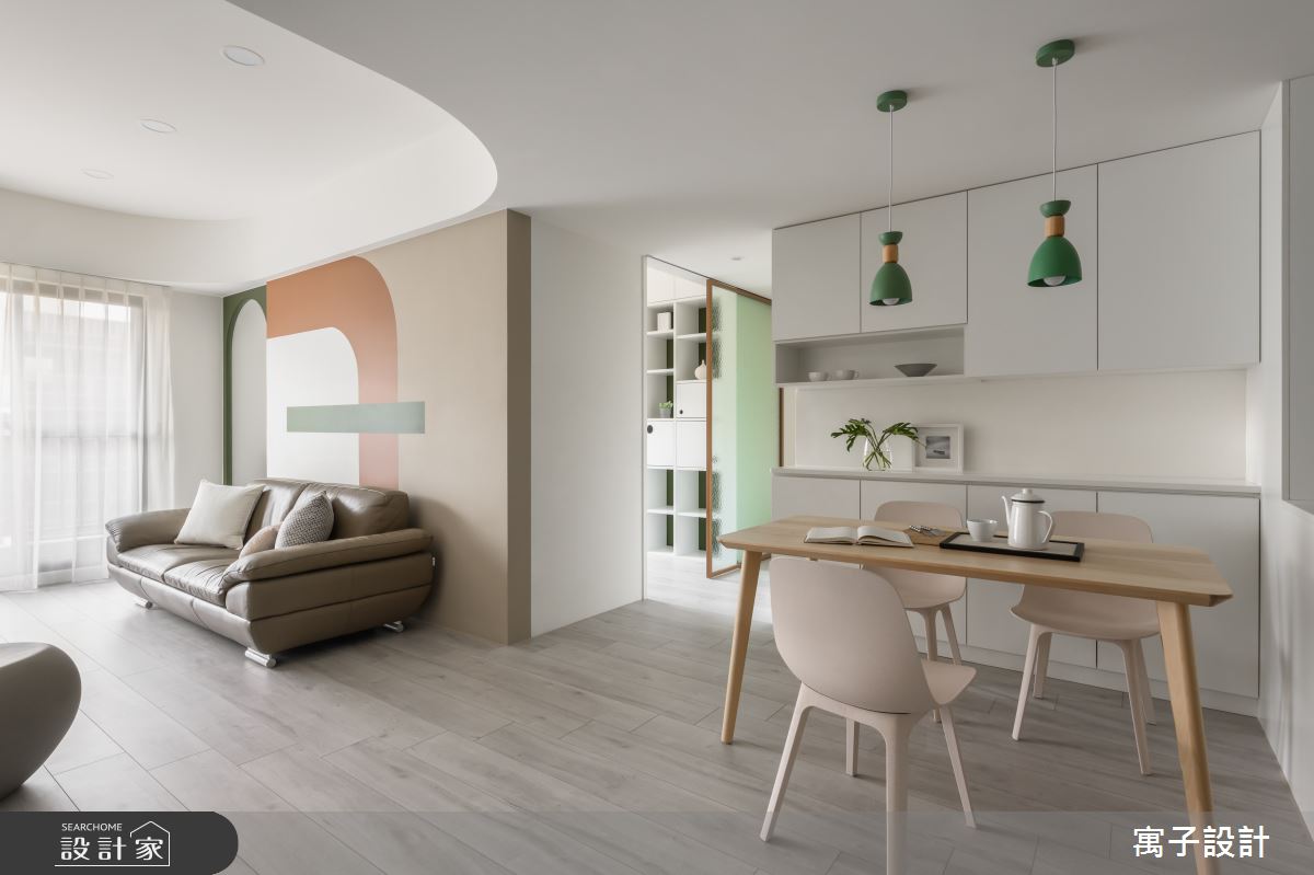 35坪新成屋(5年以下)＿北歐風餐廳案例圖片＿寓子設計＿寓子_草原拿鐵之6