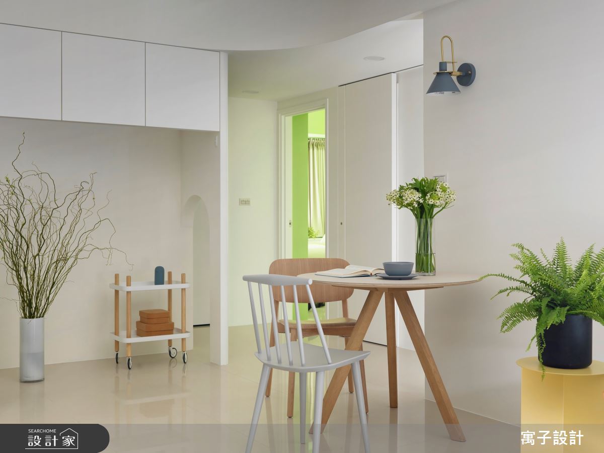 20坪老屋(16~30年)＿北歐風餐廳案例圖片＿寓子設計＿寓子_Wish之5