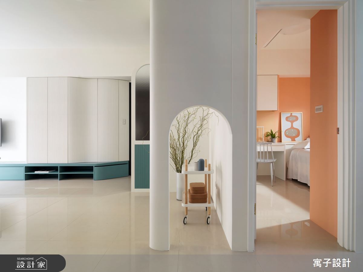 20坪老屋(16~30年)＿北歐風客廳臥室案例圖片＿寓子設計＿寓子_Wish之6