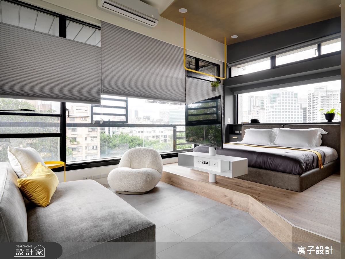 14坪老屋(16~30年)＿北歐風客廳臥室案例圖片＿寓子設計＿寓子_Mini.H之9