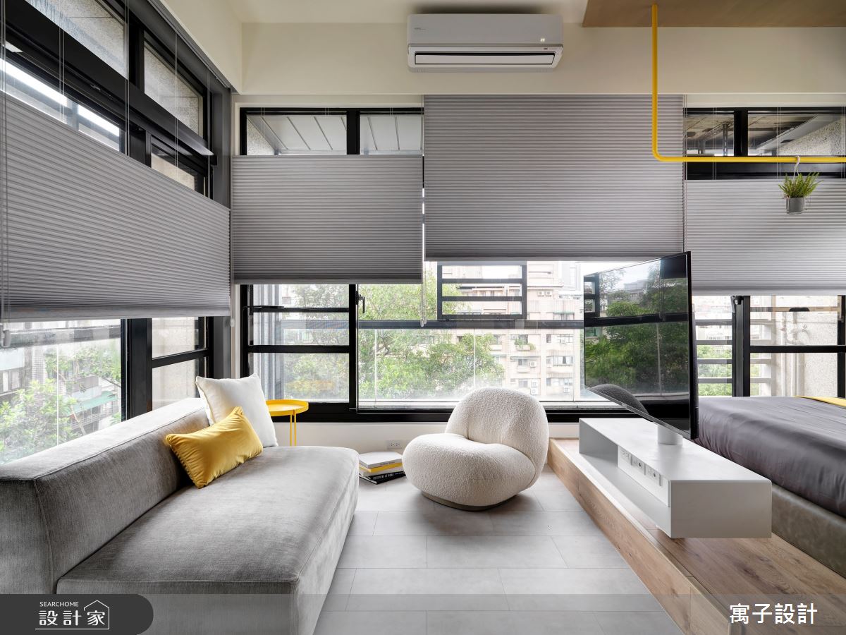 14坪老屋(16~30年)＿北歐風客廳臥室案例圖片＿寓子設計＿寓子_Mini.H之8