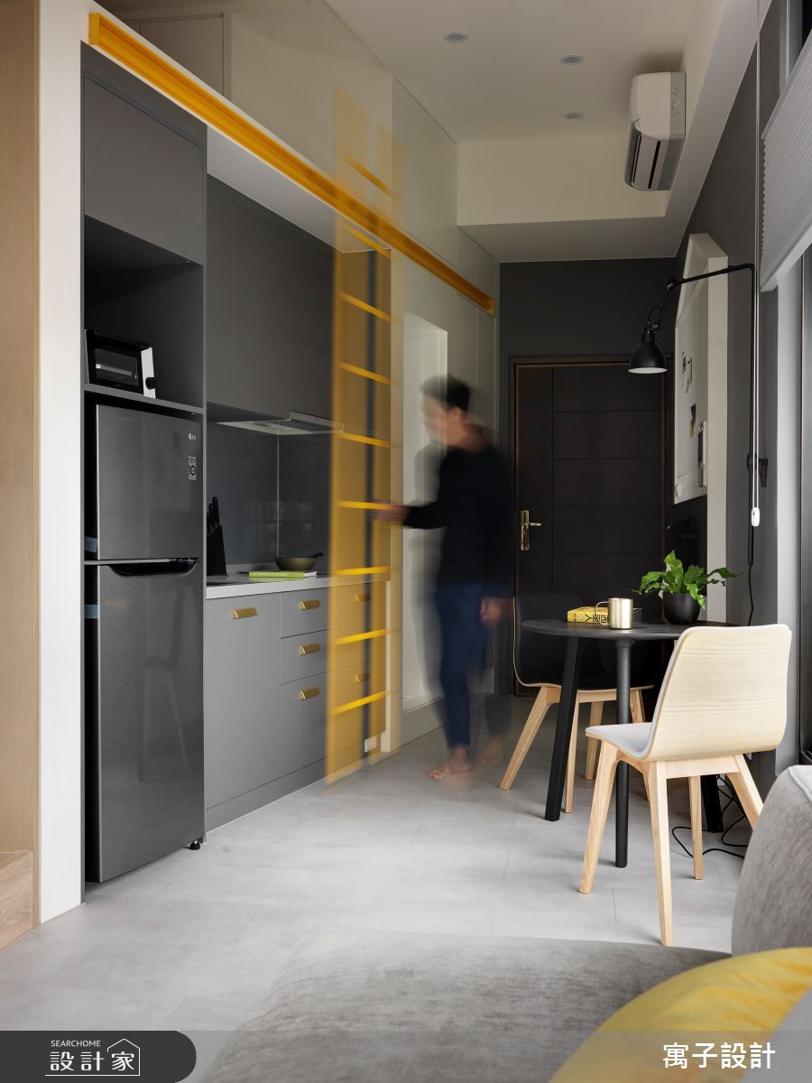 14坪老屋(16~30年)＿北歐風廚房案例圖片＿寓子設計＿寓子_Mini.H之5