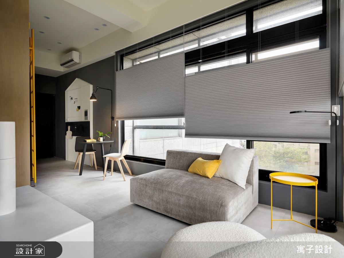 14坪老屋(16~30年)＿北歐風客廳臥室案例圖片＿寓子設計＿寓子_Mini.H之7