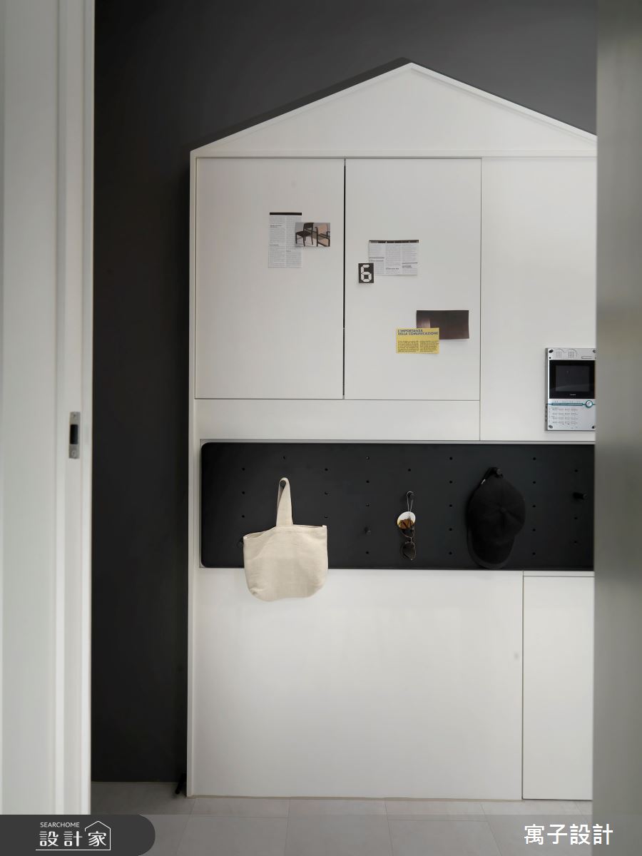 14坪老屋(16~30年)＿北歐風玄關案例圖片＿寓子設計＿寓子_Mini.H之1