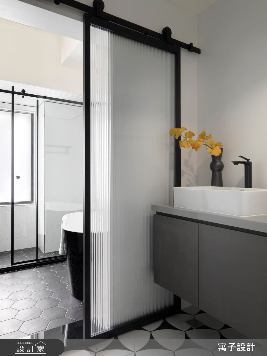 14坪老屋(16~30年)＿北歐風浴室案例圖片＿寓子設計＿寓子_Mini.H之12