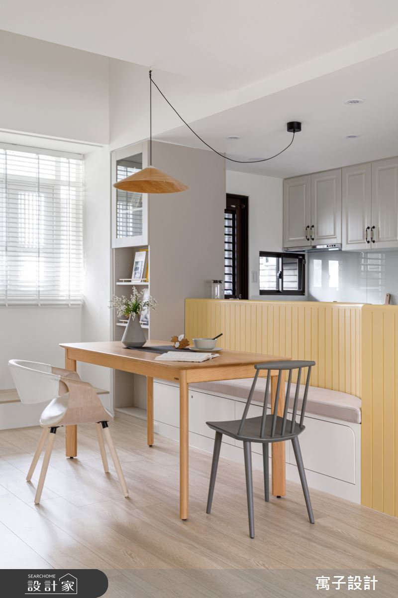 32坪老屋(16~30年)＿北歐風餐廳案例圖片＿寓子設計＿寓子_一抹奶油之7