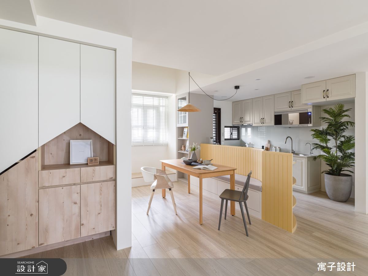 32坪老屋(16~30年)＿北歐風餐廳案例圖片＿寓子設計＿寓子_一抹奶油之6