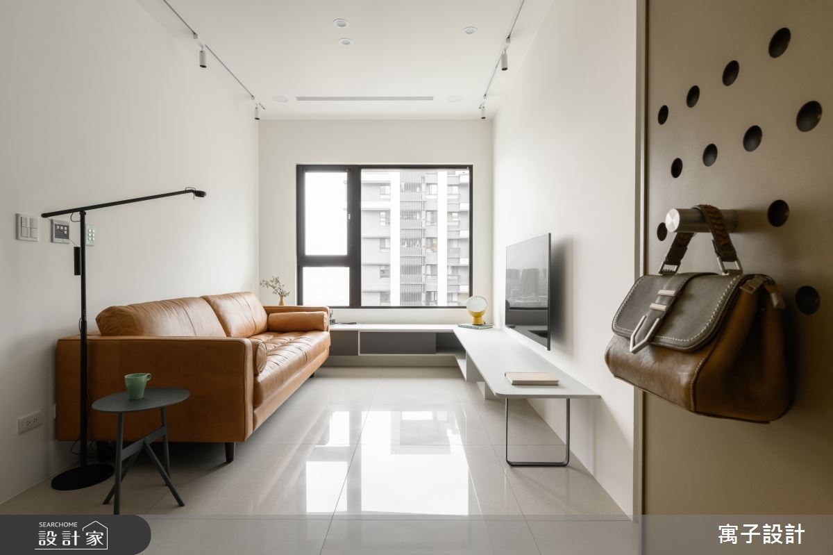 20坪新成屋(5年以下)＿休閒多元客廳案例圖片＿寓子設計＿寓子_時光之1