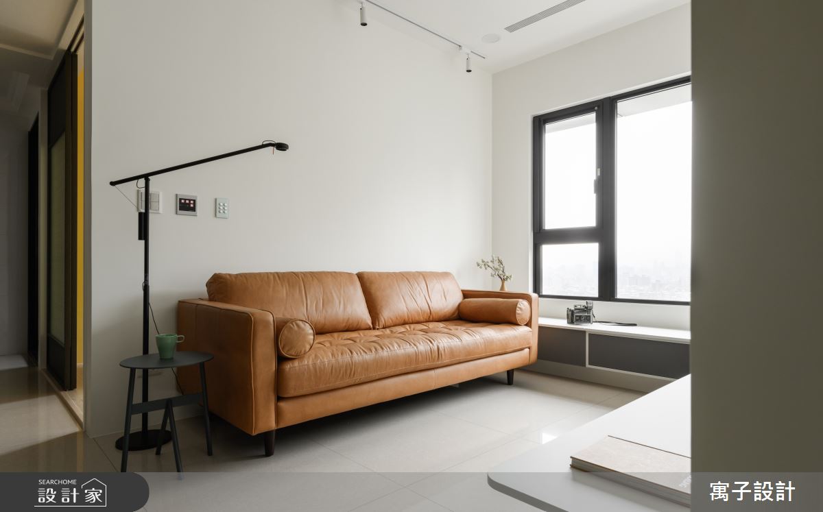20坪新成屋(5年以下)＿休閒多元客廳案例圖片＿寓子設計＿寓子_時光之2