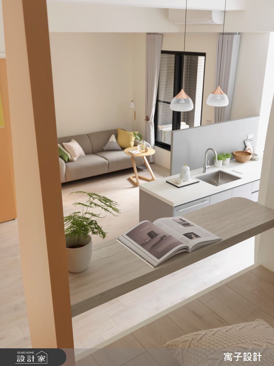16坪新成屋(5年以下)＿北歐風案例圖片＿寓子設計＿寓子_花圈圈之9