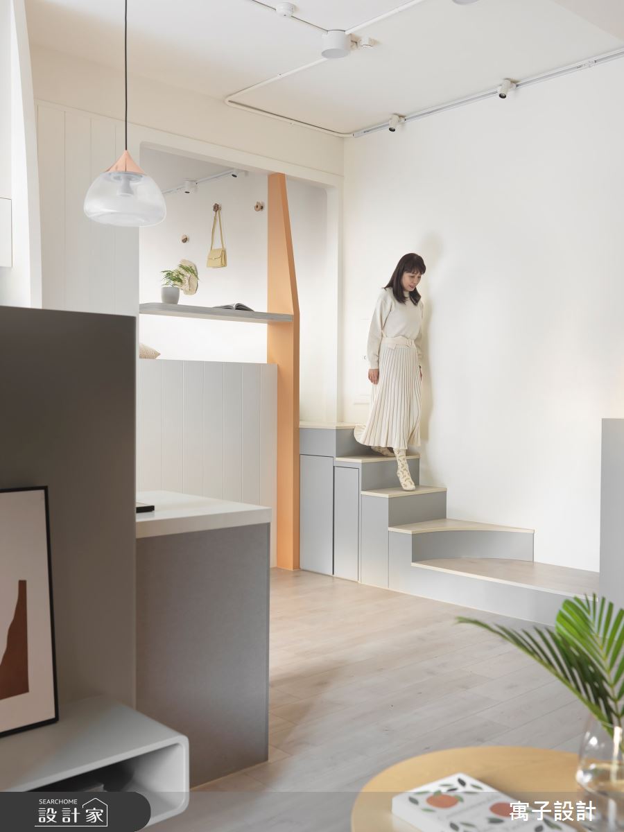 16坪新成屋(5年以下)＿北歐風案例圖片＿寓子設計＿寓子_花圈圈之8