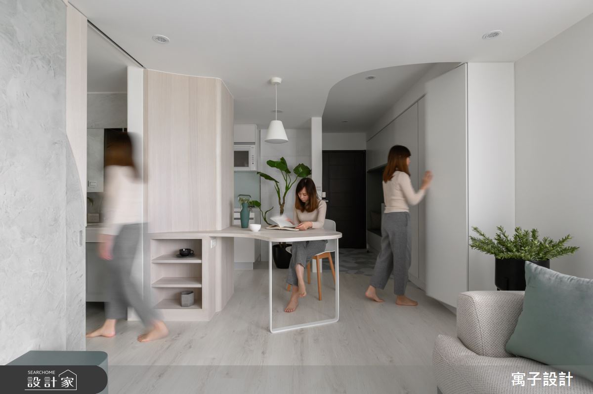 20坪新成屋(5年以下)＿北歐風餐廳案例圖片＿寓子設計＿寓子_彼得潘之10
