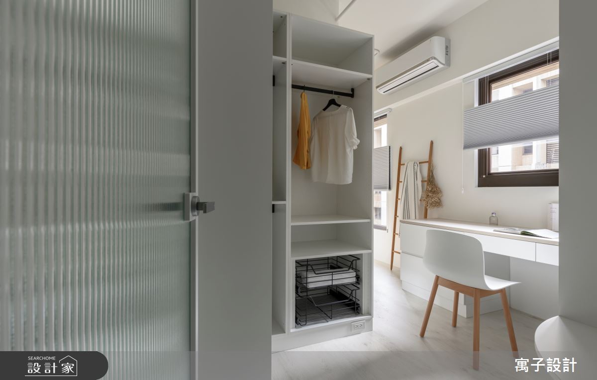 20坪新成屋(5年以下)＿北歐風更衣間案例圖片＿寓子設計＿寓子_彼得潘之11