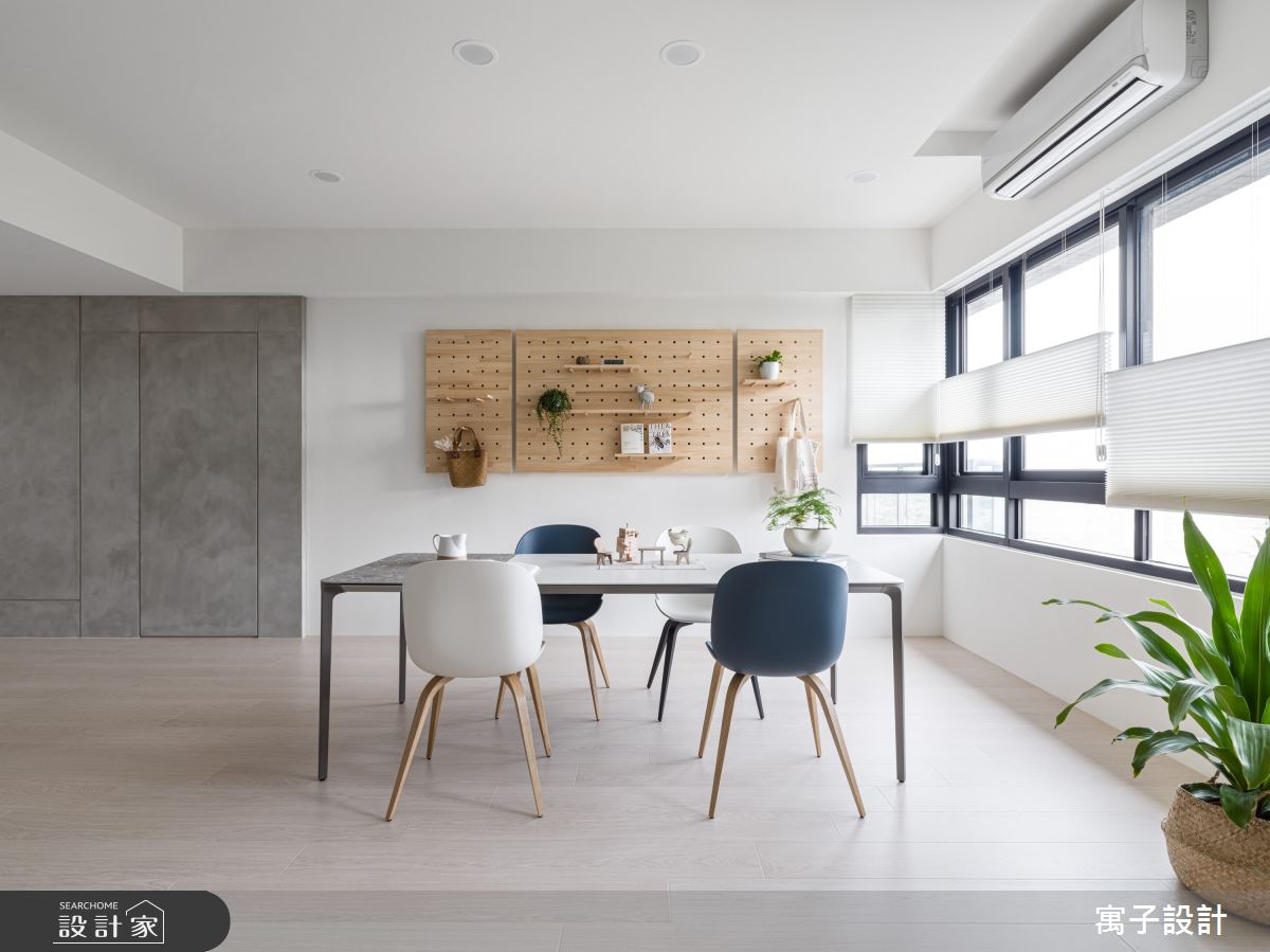 35坪新成屋(5年以下)＿北歐風餐廳案例圖片＿寓子設計＿寓子_光合森林之4