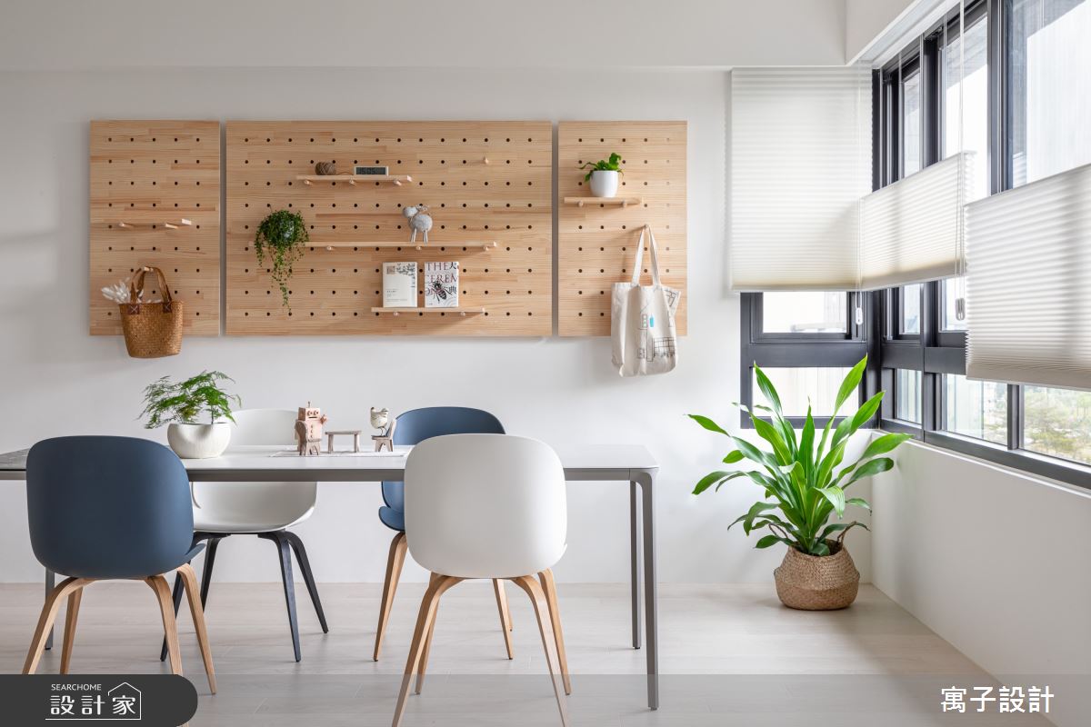 35坪新成屋(5年以下)＿北歐風餐廳案例圖片＿寓子設計＿寓子_光合森林之5