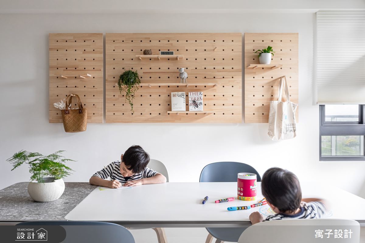 35坪新成屋(5年以下)＿北歐風餐廳案例圖片＿寓子設計＿寓子_光合森林之6