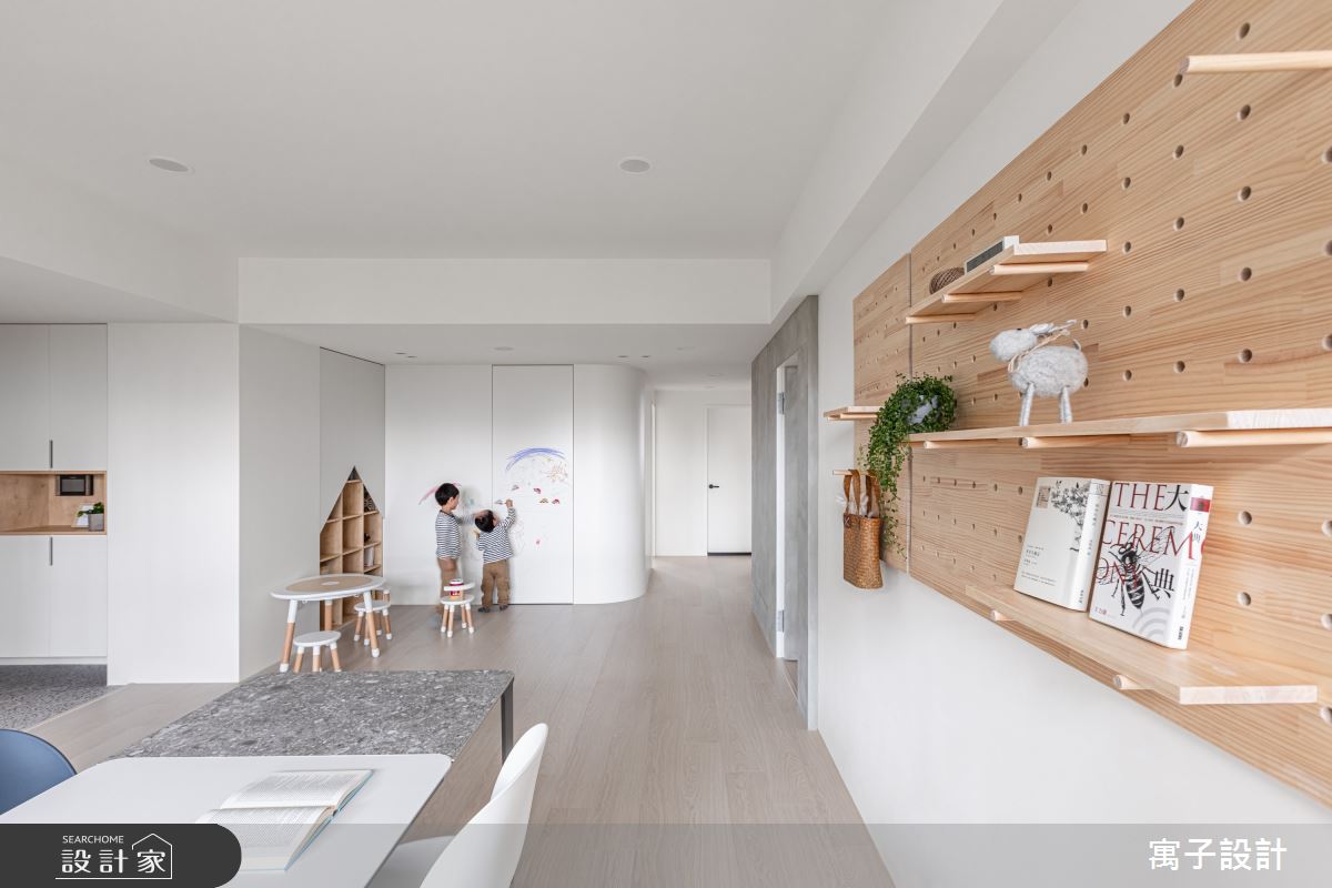 35坪新成屋(5年以下)＿北歐風兒童房兒童房案例圖片＿寓子設計＿寓子_光合森林之7