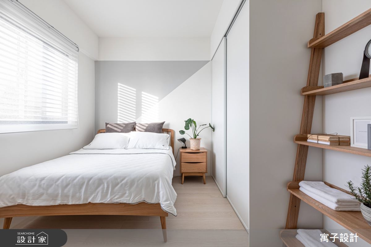 35坪新成屋(5年以下)＿北歐風臥室案例圖片＿寓子設計＿寓子_光合森林之16