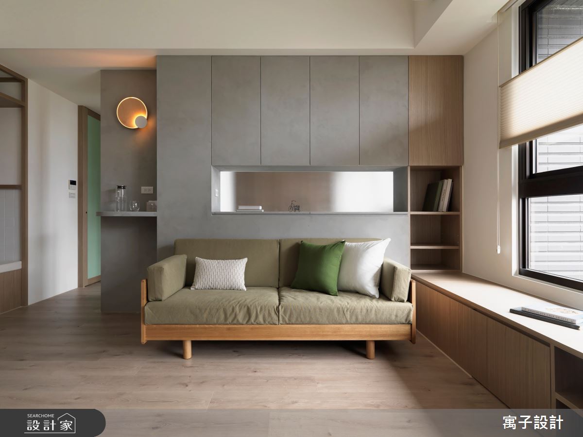 30坪新成屋(5年以下)＿北歐風客廳案例圖片＿寓子設計＿寓子_日日之8