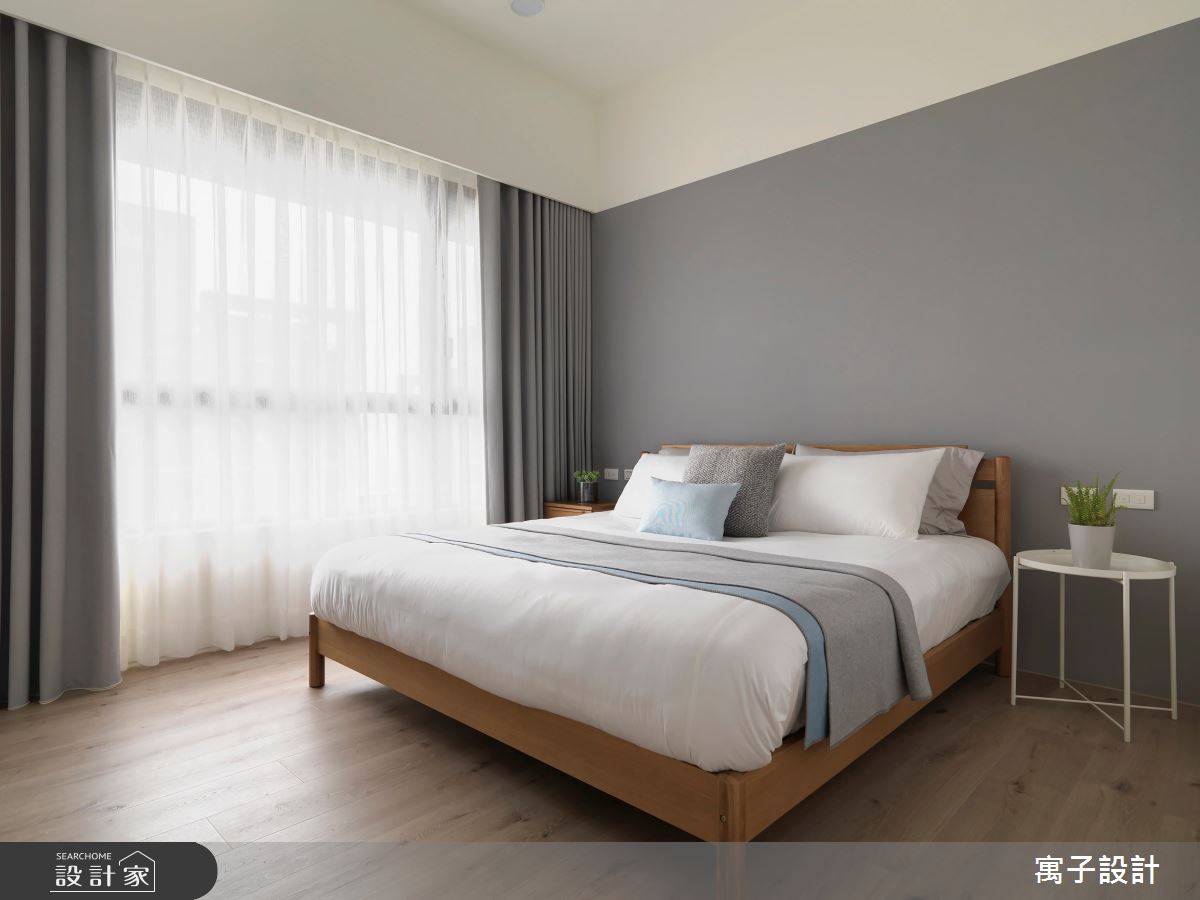 30坪新成屋(5年以下)＿北歐風臥室案例圖片＿寓子設計＿寓子_日日之14